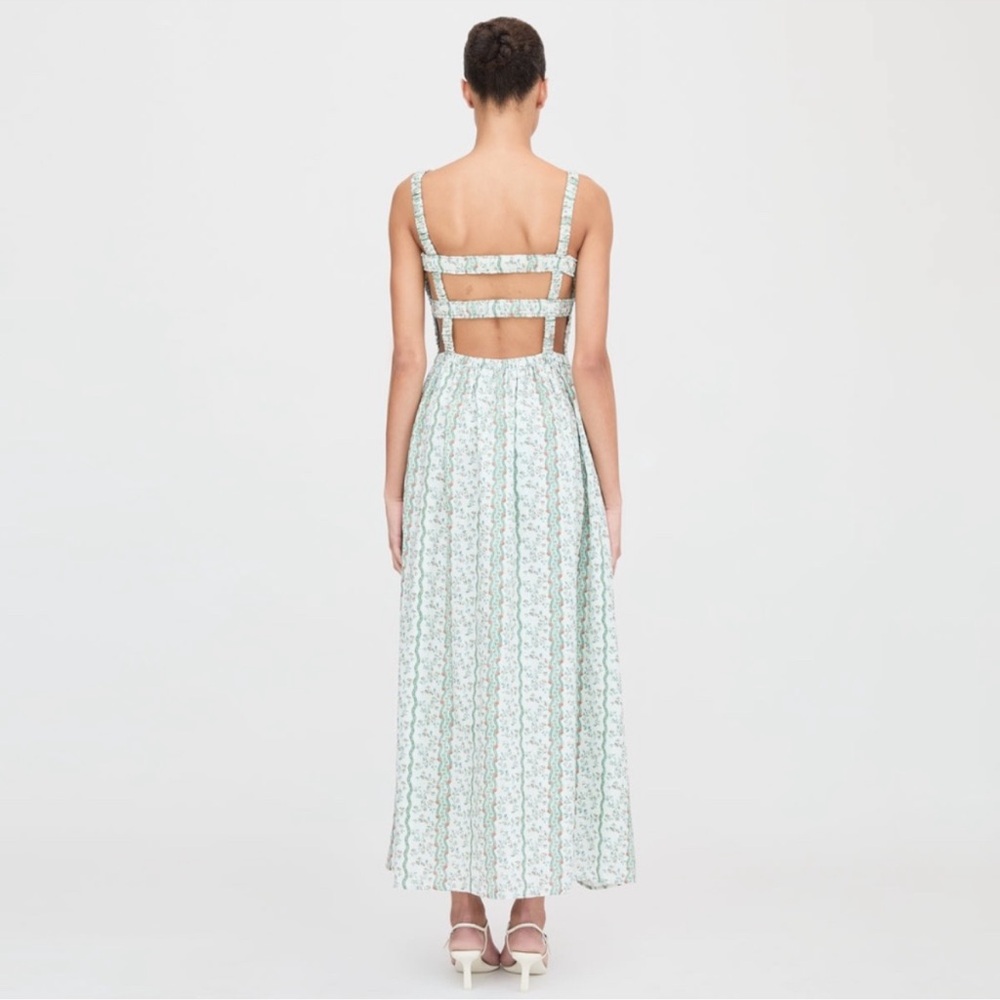 Hill House Home Anita Nap Dress Green Provence Floral - Picture 5 of 7